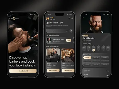 site mobile salon coiffure réservation Genève